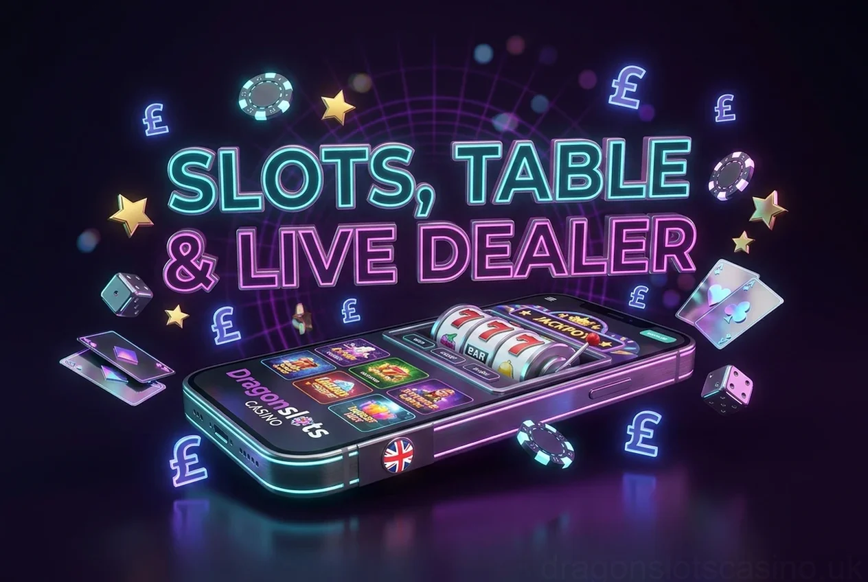 Slots, Table& Live Dealer